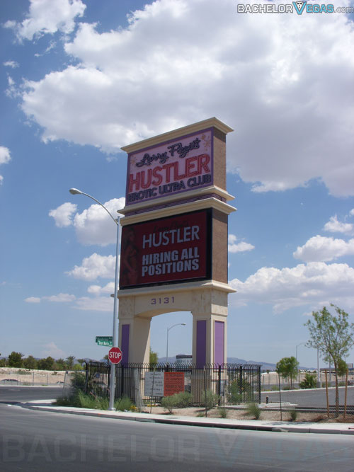 Hustler club sign