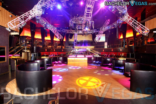 Rain Nightclub dance floor VIP booth tables