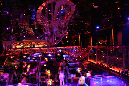 the Bank Nightclub VIP tables