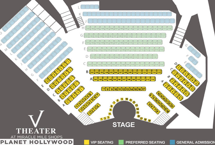 Gregory Popovich's Comedy Pet Theater show seating