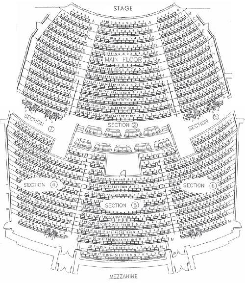 Penn & Teller show seating